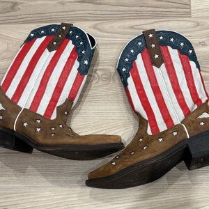 Rockin’ Country American flag cowboy boots size 9.5